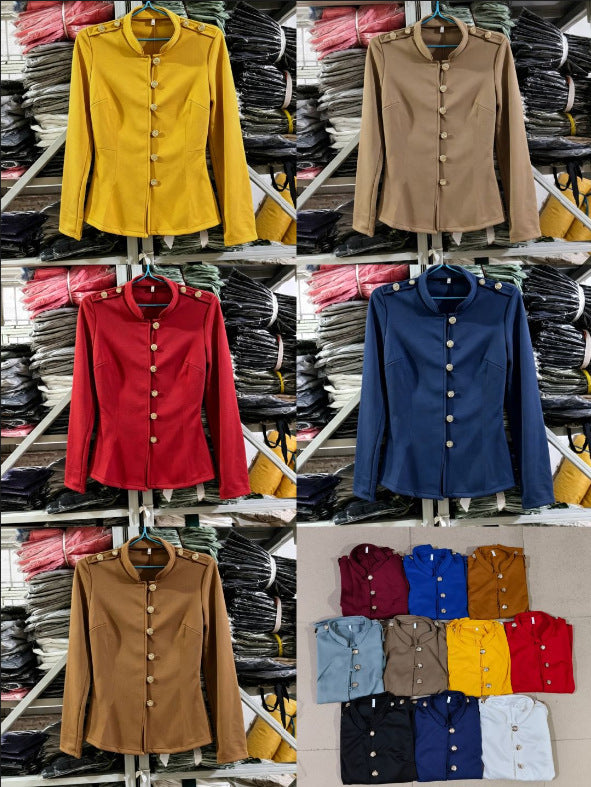 Elegant Casual Comfortable Long Sleeve Breasted Small Suit