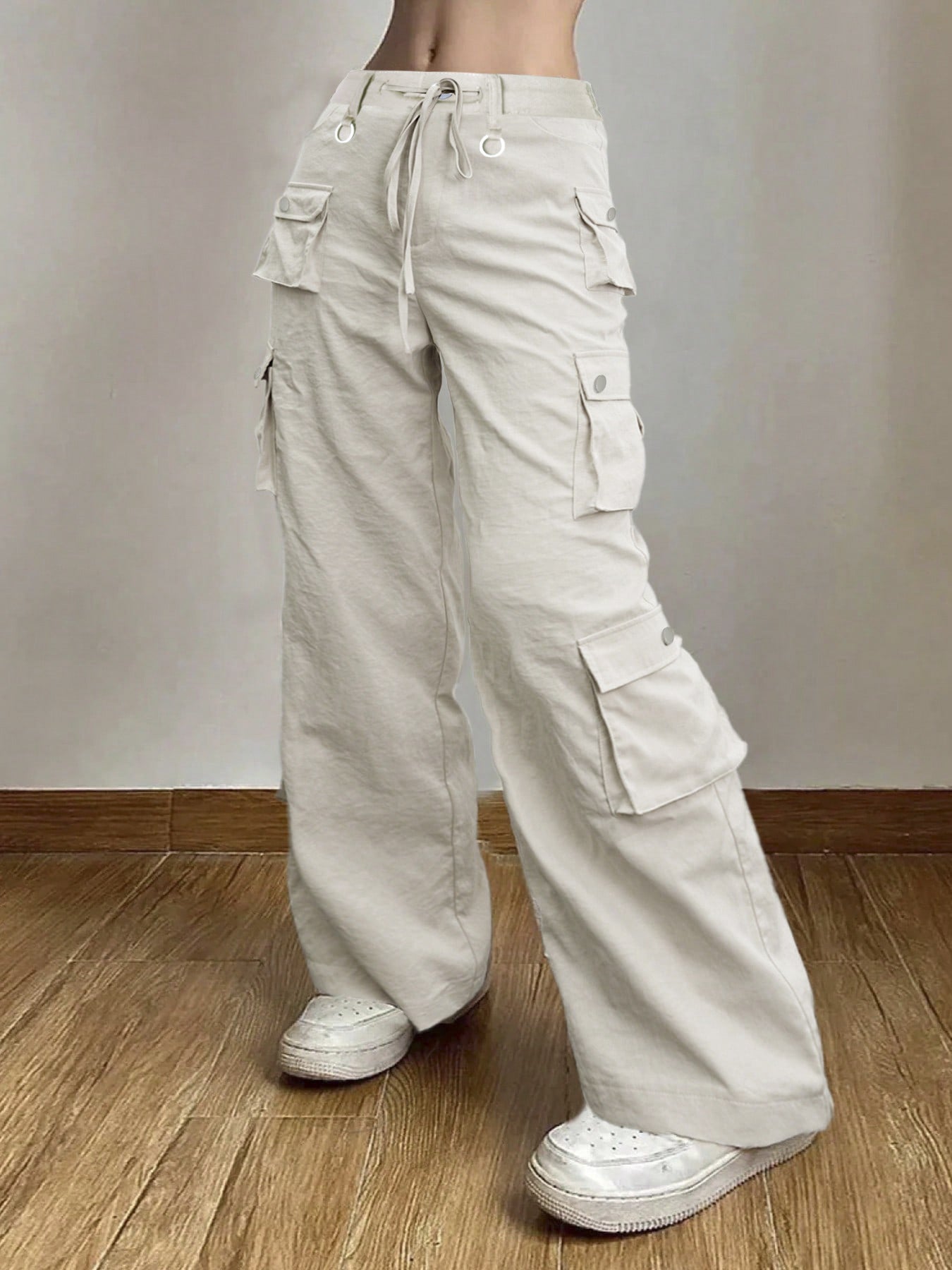 Women's Overalls Street Style Loose Wide Leg Pants