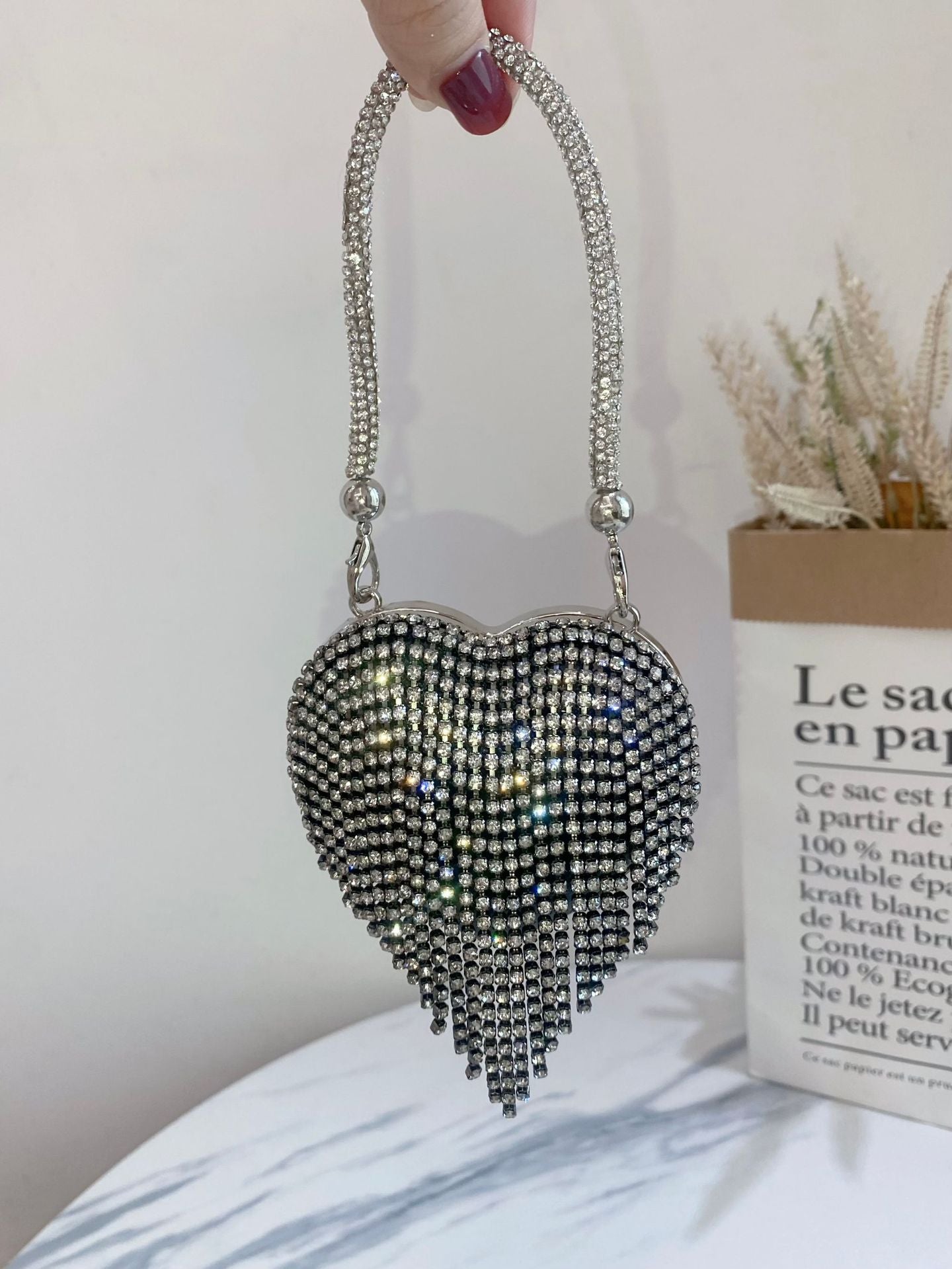 Retro Fashion Heart High-grade Mini Simple Bags