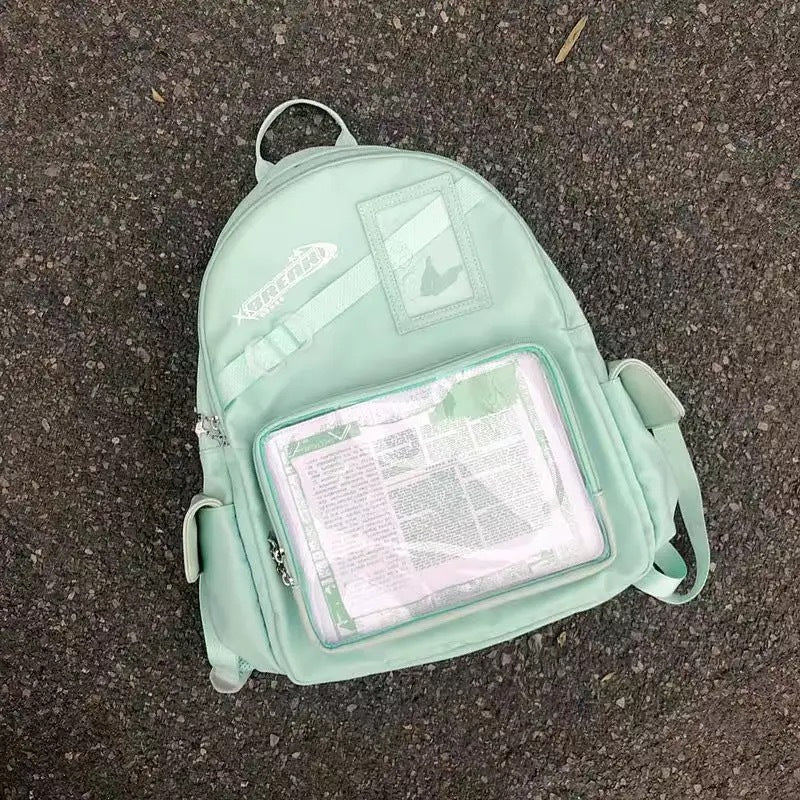 Large Capacity Daily Neutral College Class Middle School Students' Schoolbags