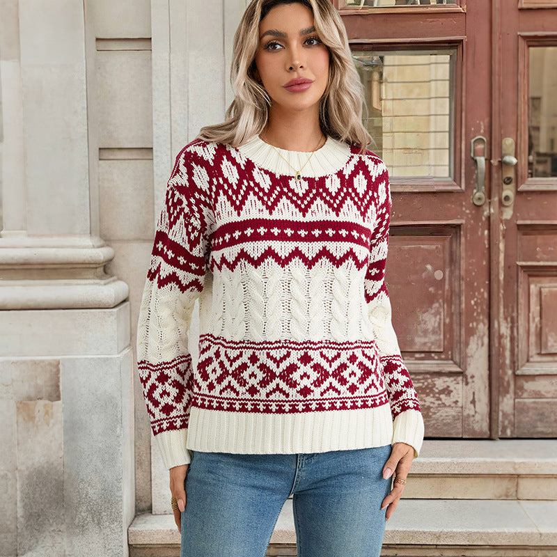 Women's Christmas Nordic Retro Style Thermal For Sweaters