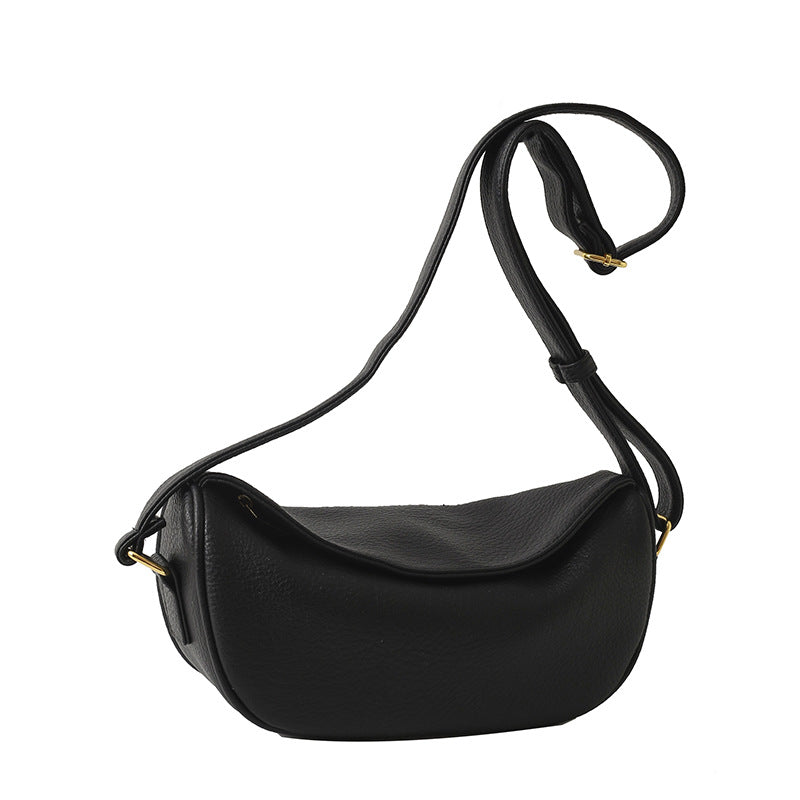 Women's Textured Fashion Dumpling Design Versatile Crossbody Bags