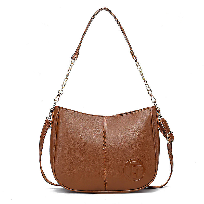 Women's Retro Autumn Lady Temperament Underarm Handbags