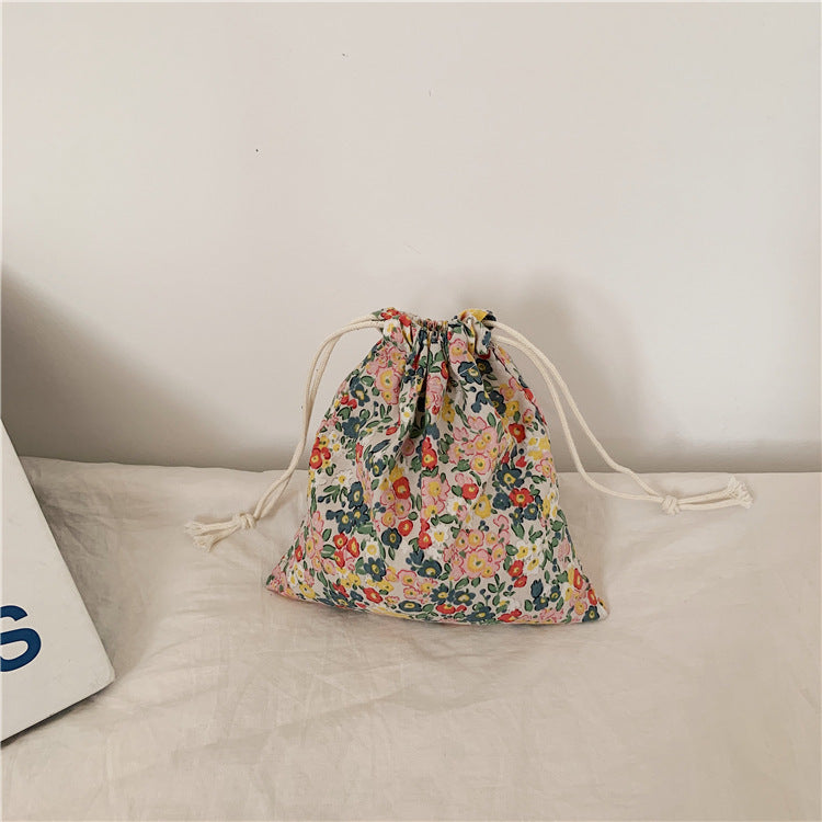 Retro Style Floral Buggy Candy Portable Handbags