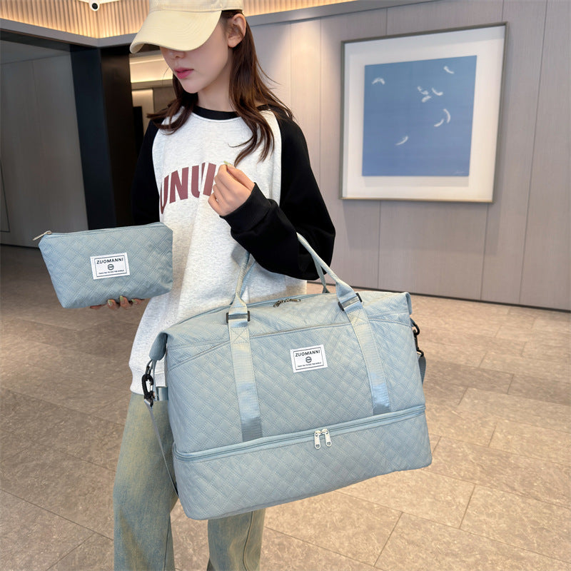 Capacity Texture Commuter Short Trip Dry Travel Bags