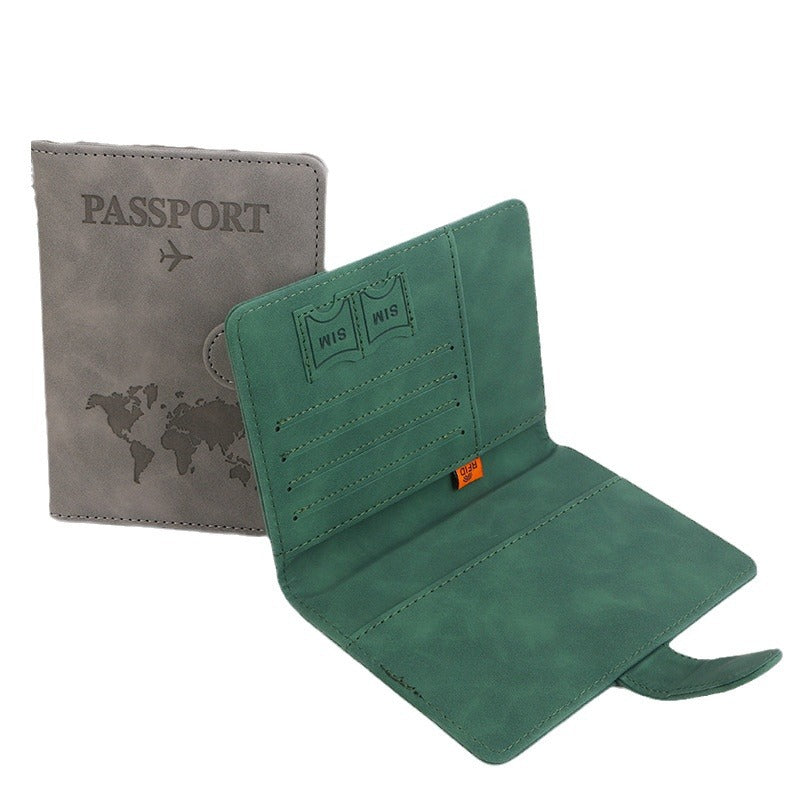 Passport Color Changing Map Multifunctional Cover Id Package