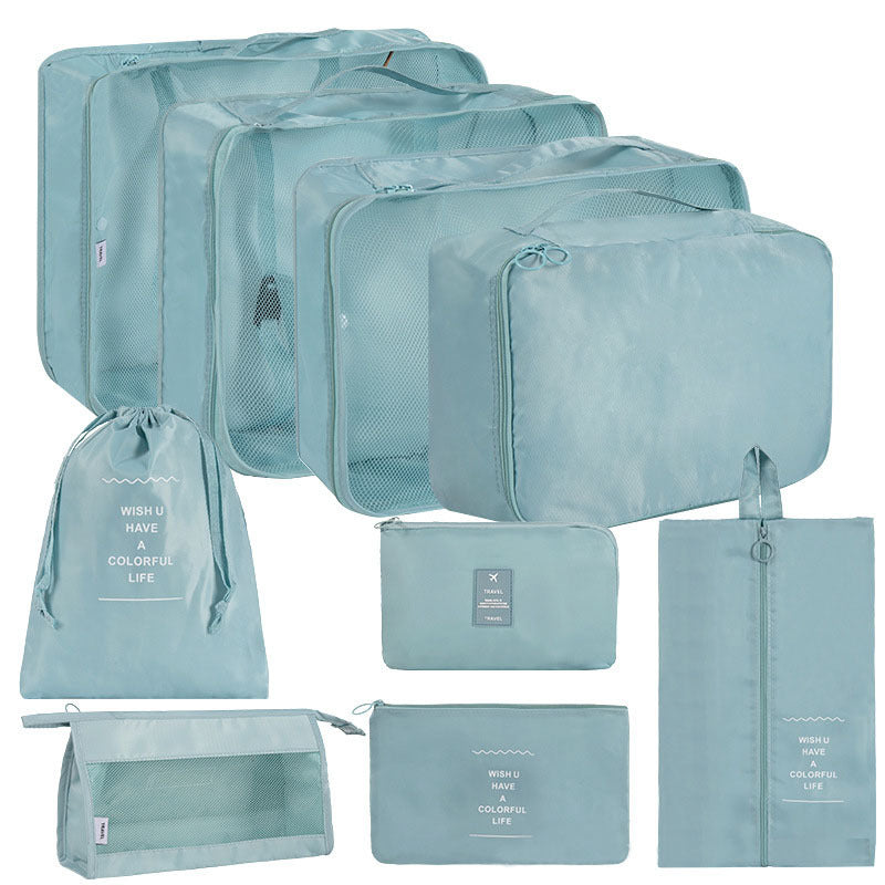 Korean Buggy Set Large Capacity Clothing Shoes Cosmetics Travel Bags