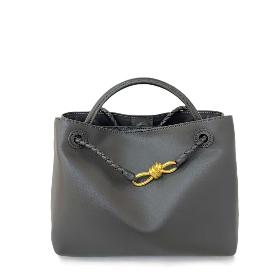 Classy Women's Large Capacity Metal Braid Crossbody Bags