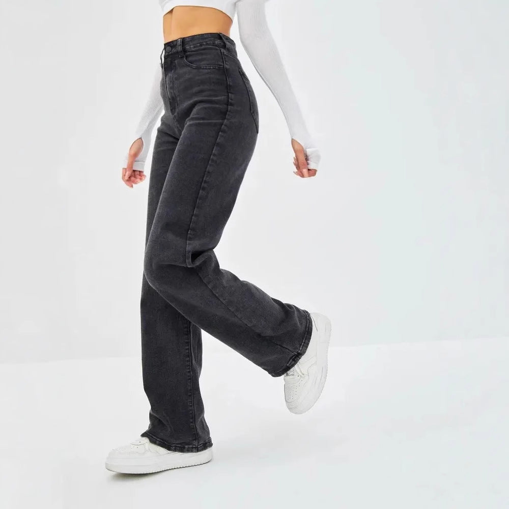Women's New Charming Creative Russian Mop Jeans