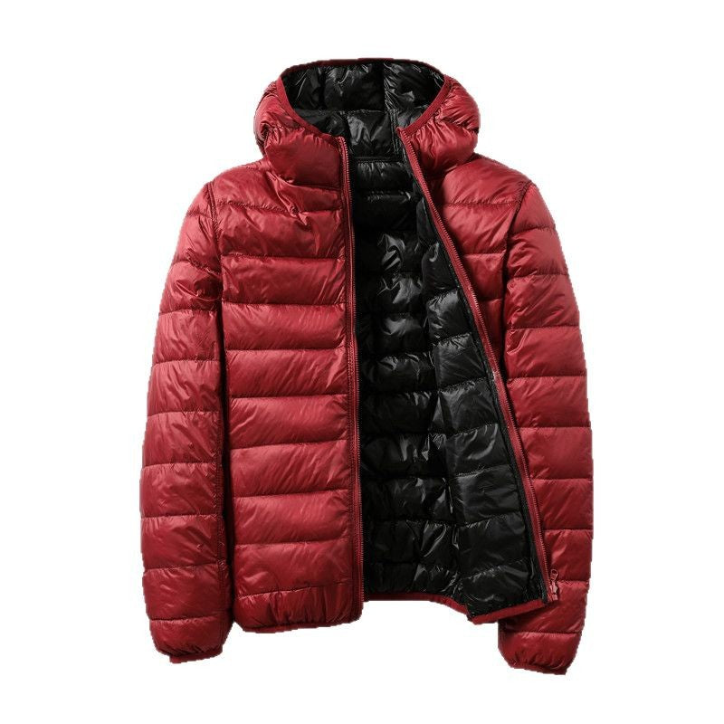 Women's Double-sided Wear Down Thin Lightweight Type Jackets