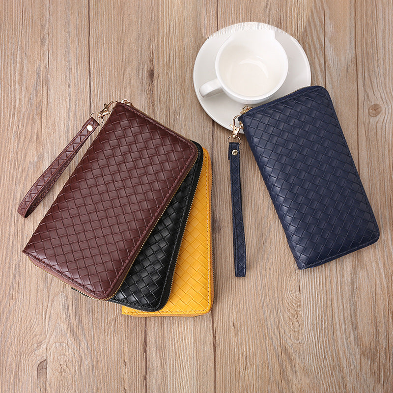 Trendy Long Premium Organ Zipper Unisex Card Holder