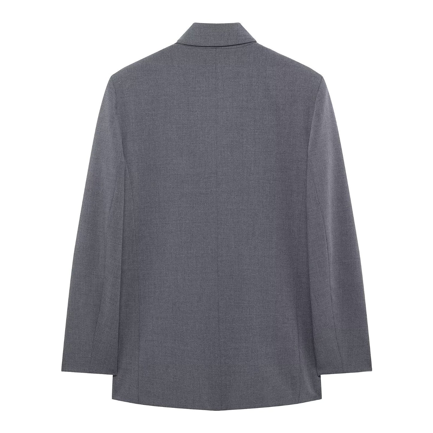 Women's Homemade Classic Padded Shoulder Double Breasted Blazers