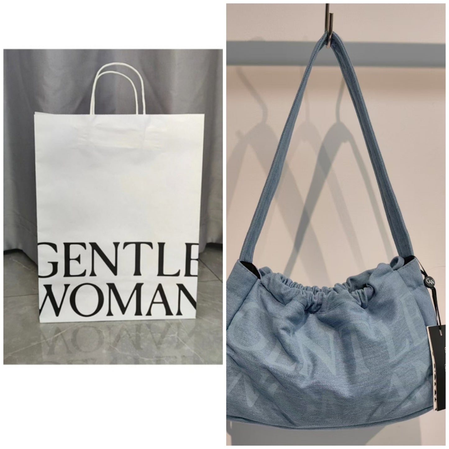 Women's Thailand Denim Leisure Shopping Large Capacity Tote Bags