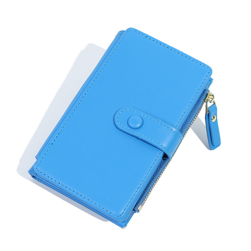 Women's High Sense Short Simple Zipper Change Ladies Wallets
