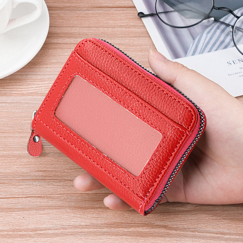 Women's & Men's & Expanding Credentials Large Capacity Multi Card Holder