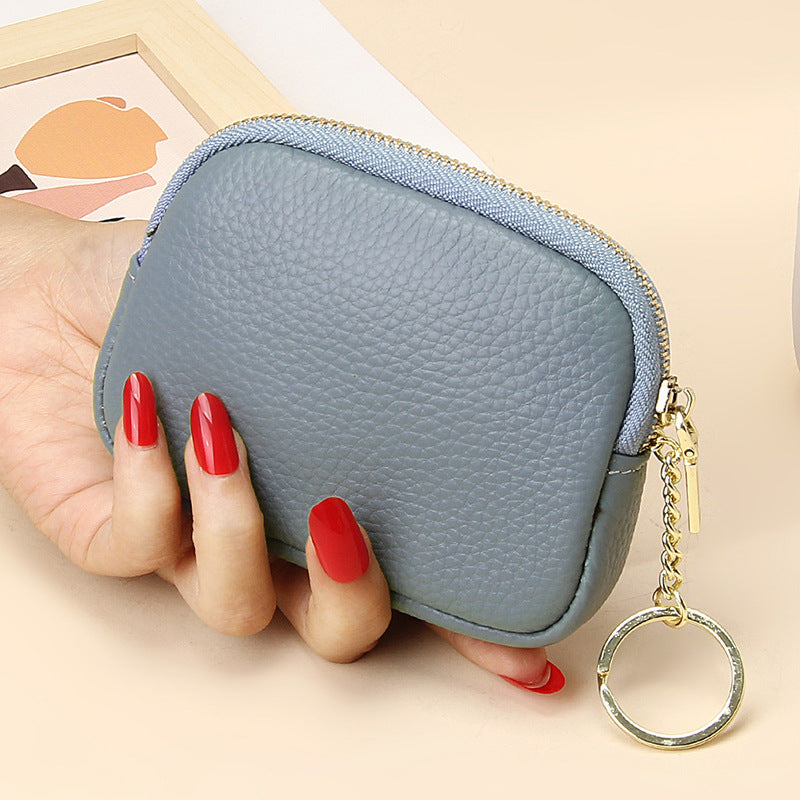 Women's Fashion Clutch Zip Authentic Leather Tactile Ladies Wallets