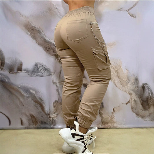 Women's Slim Fit Trendy Wild Stretch Trousers Pants
