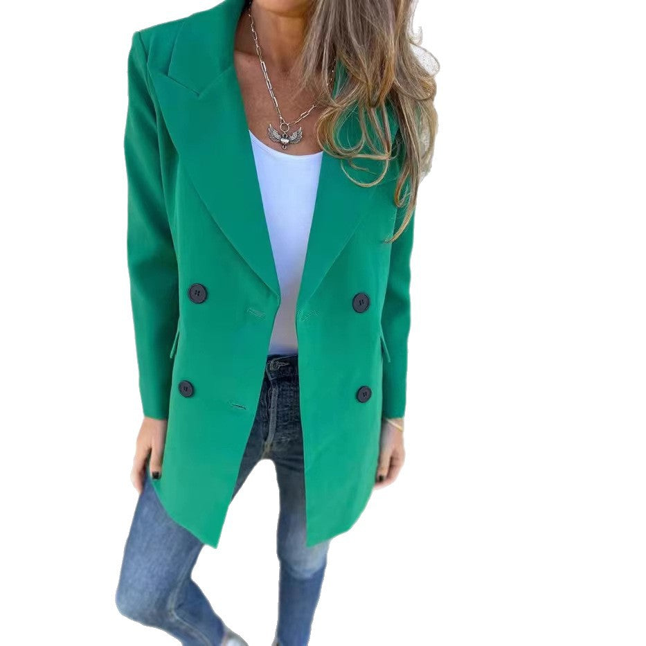 Women's Solid Color Fashion Long Sleeve Button Clothing