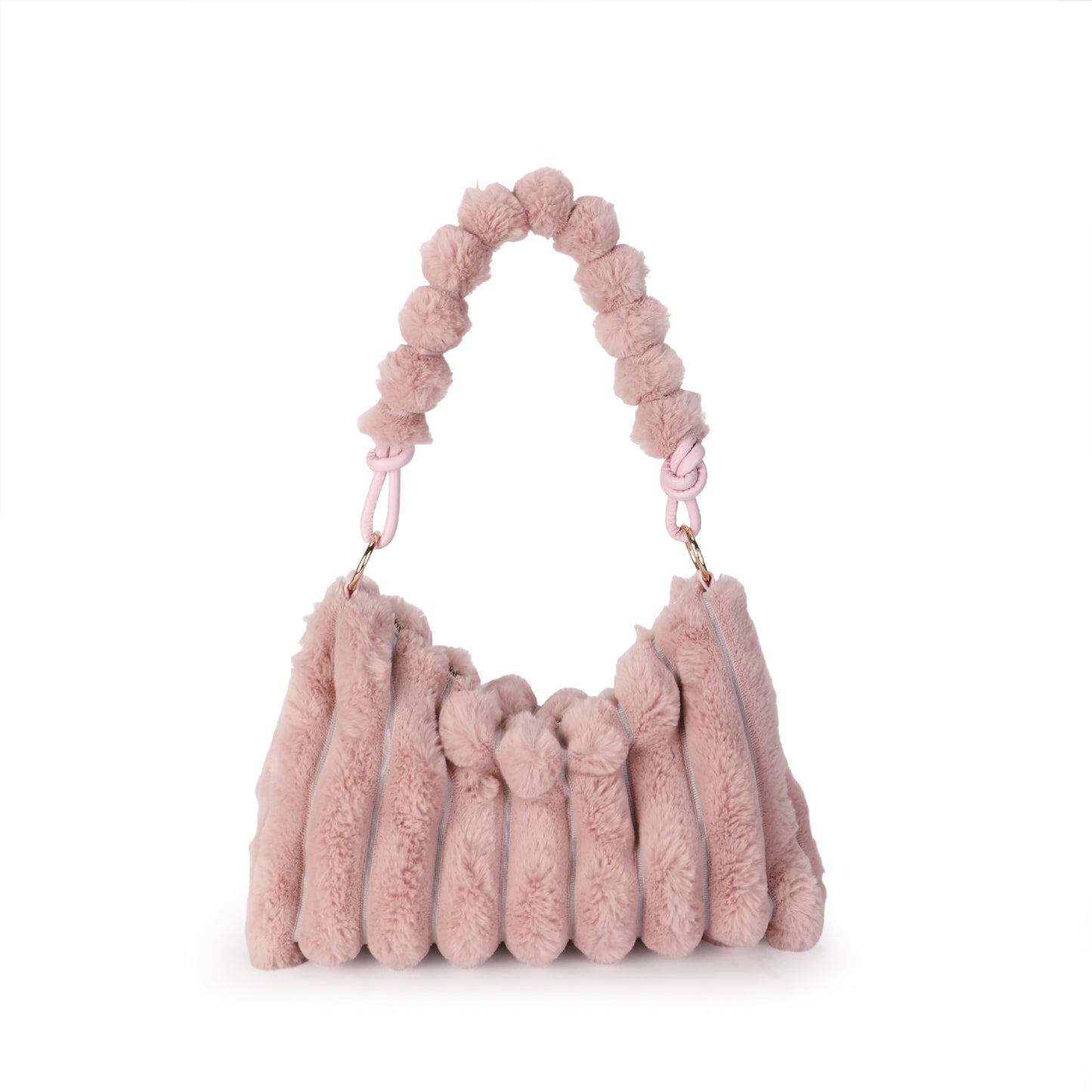 Women's Plush Fashion Simple Korean Style Temperament Tote Bags