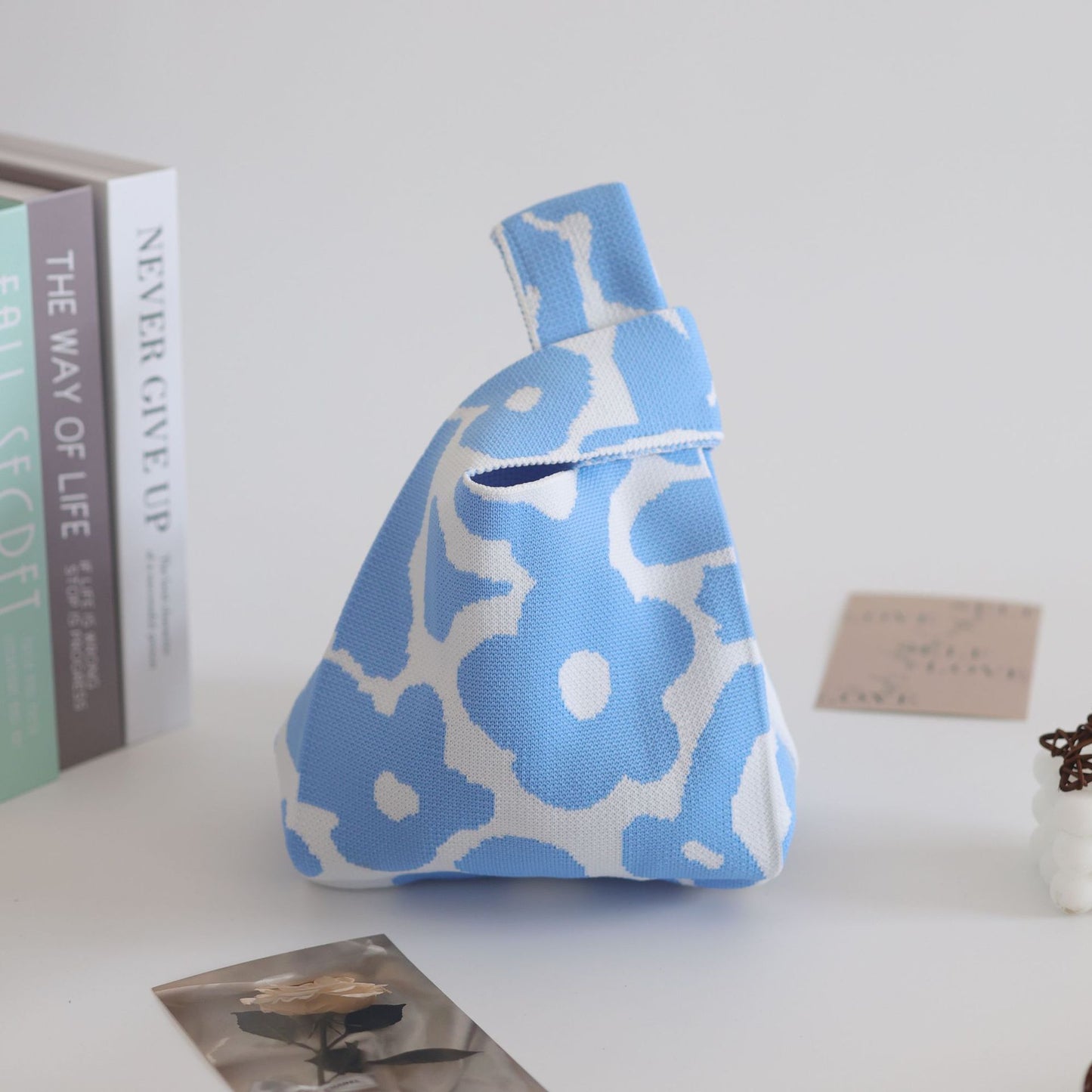 Women's Stylish Knitted Woven Vest Simple Handbags