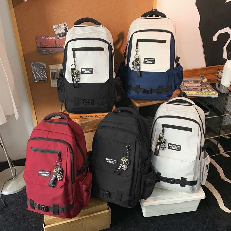 Capacity High Color Matching Computer College Backpacks