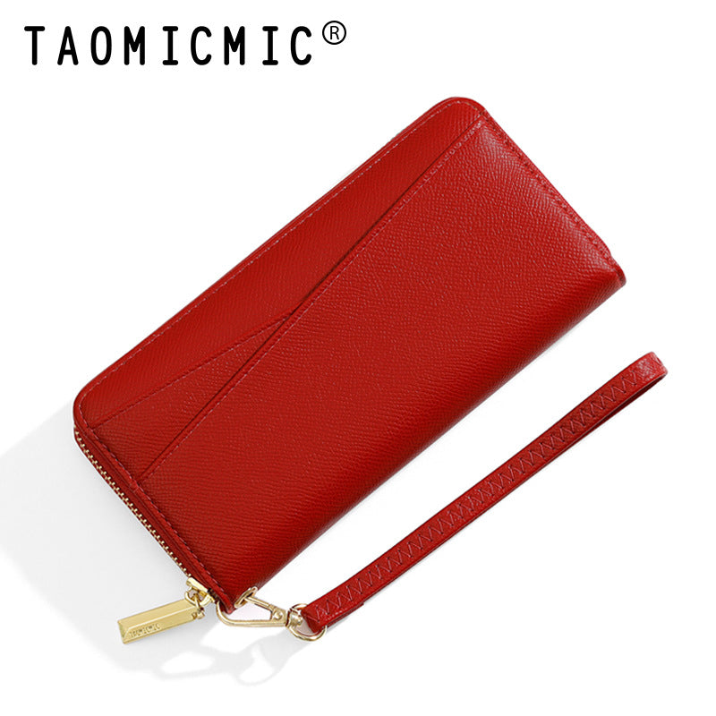 Women's Capacity Long Fashion Niche Clutch Credentials Ladies Wallets