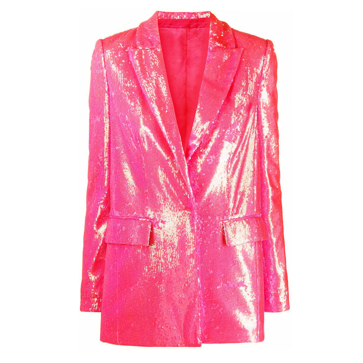 Women's Fashion Sequin Profile Quality Business Blazers