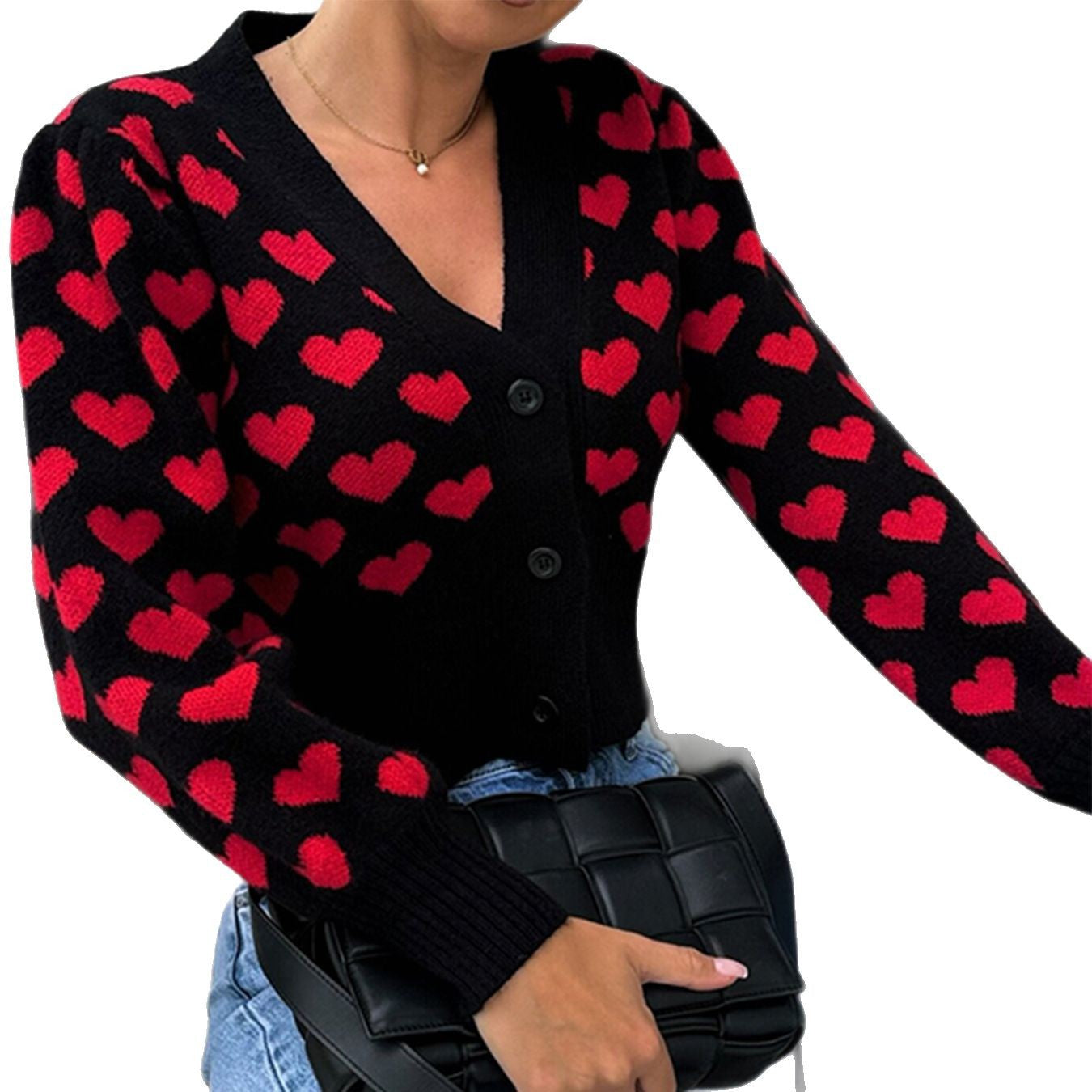Women's Casual Small Love Valentine's Day Sweaters