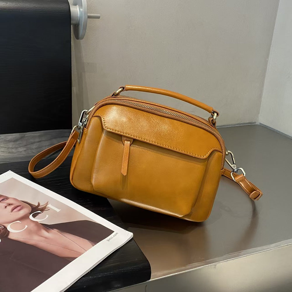 Women's Genuine Leather Fashion High Sense Cell Crossbody Bags