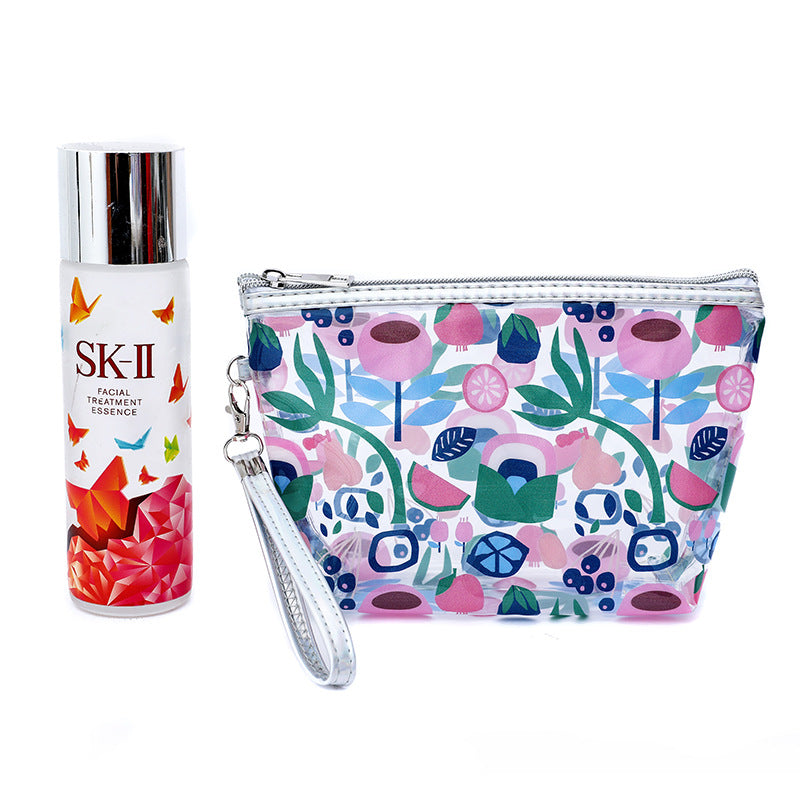 Stylish Copyright Figure Fruit Buggy Transparent Cosmetic Bags