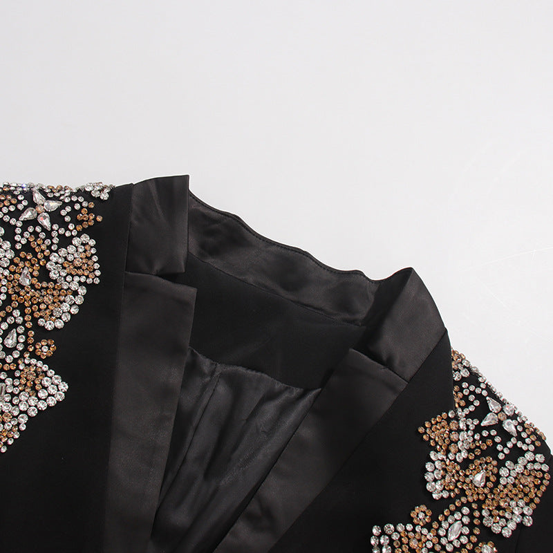 Elegant Small Autumn Deep V Sexy Blazers