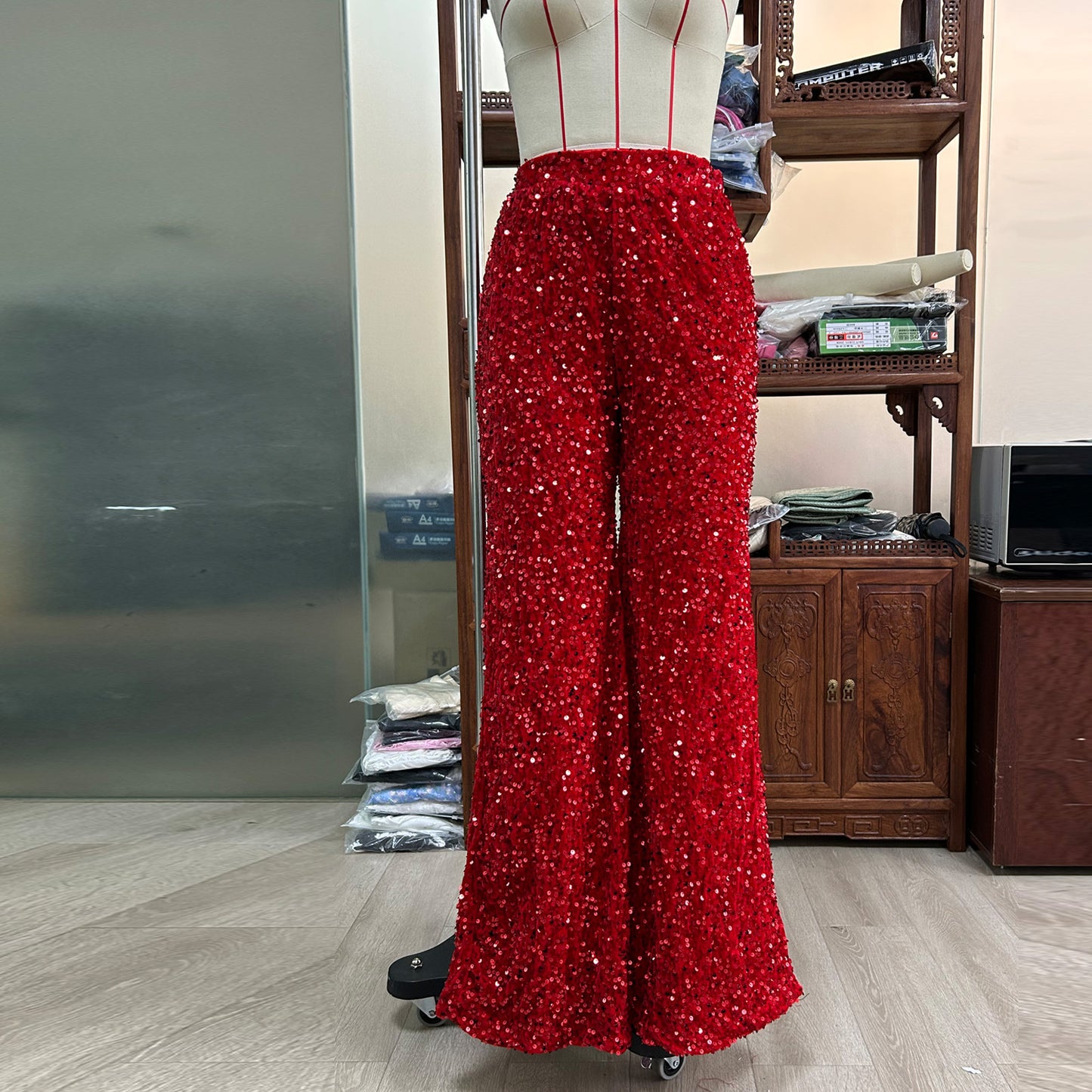 Women's Stylish Sequined Sexy Skinny Casual Pants