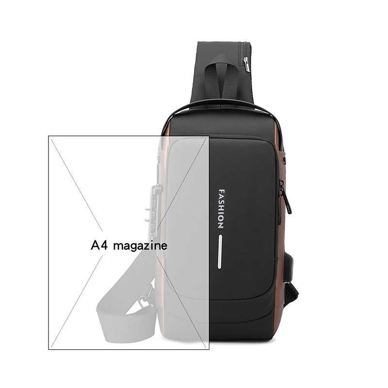 Men's Pretty Password Street Trendy Cycling Men's Chest Bags