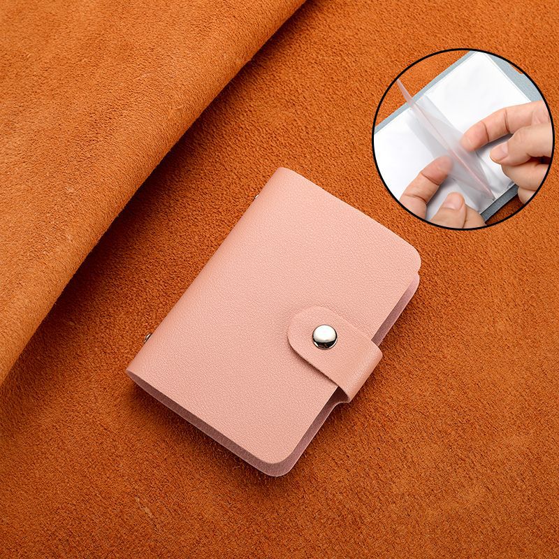 Women's & Men's & Magnetic Bank Documents Large Capacity Card Holder