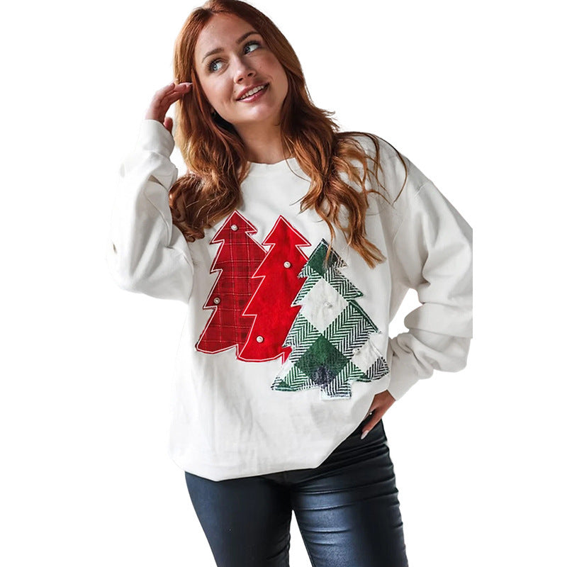 Women's Xi Loose Long Sleeve Fashion Christmas Sweaters