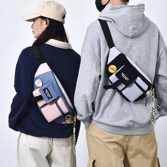 Men's Leisure Burden Reduction Canvas Super Light Large Bags