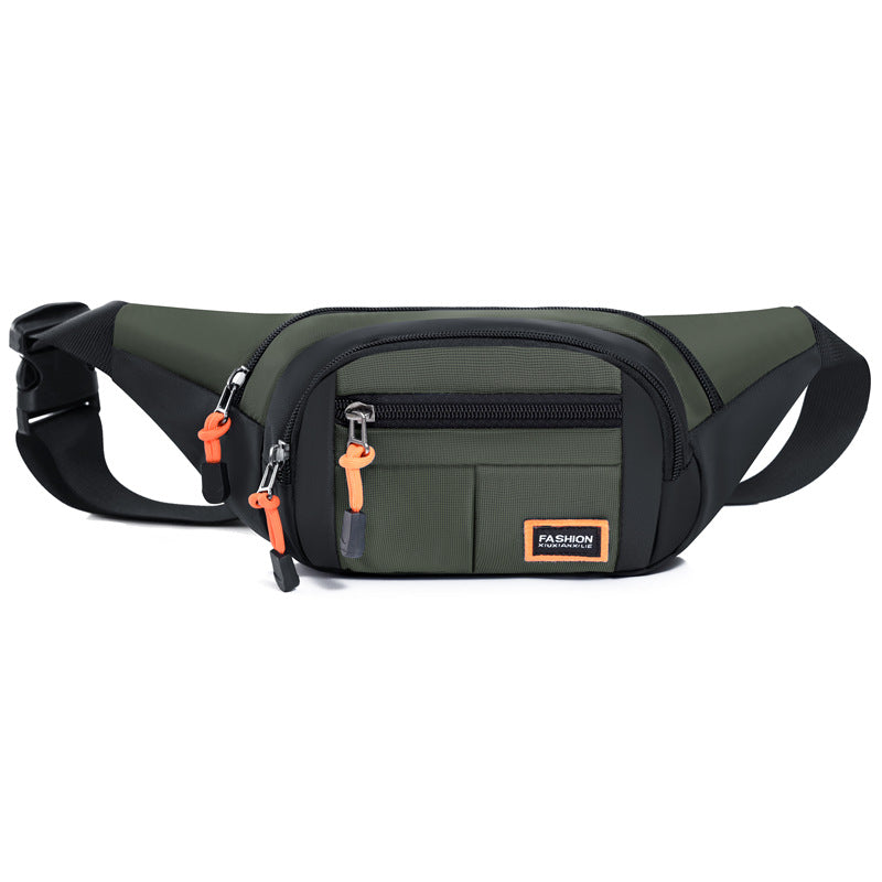 Men's Large Capacity Fashion Simple Cash Men's Waist Packs