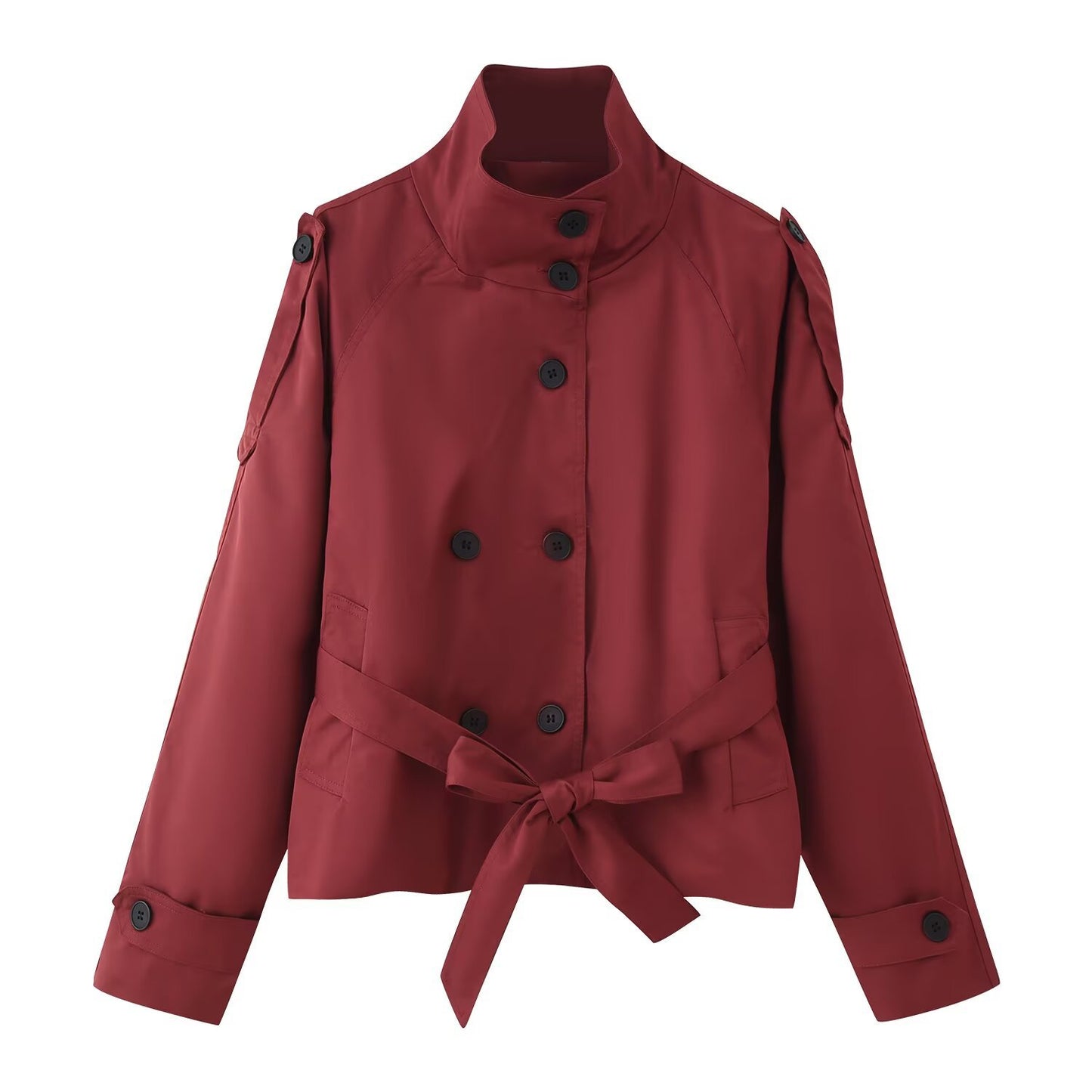 Women's Beautiful Fashion Casual Double-breasted Trench Coats