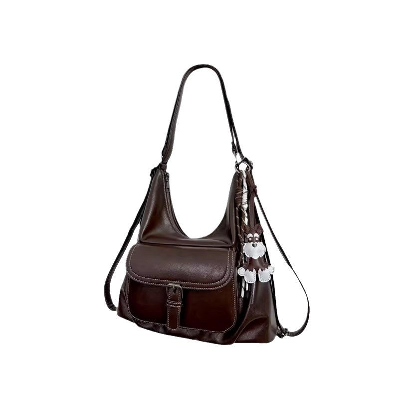 Women's Niche Retro Large Capacity Commuter Crossbody Bags