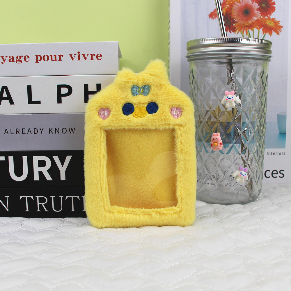 Plush Cute Goo Korean Pendant Polaroid Card Holder
