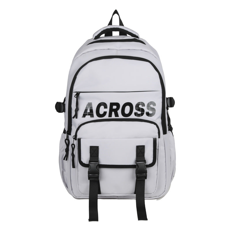 Men's Style Fashion Junior High College Large Middle School Students' Schoolbags