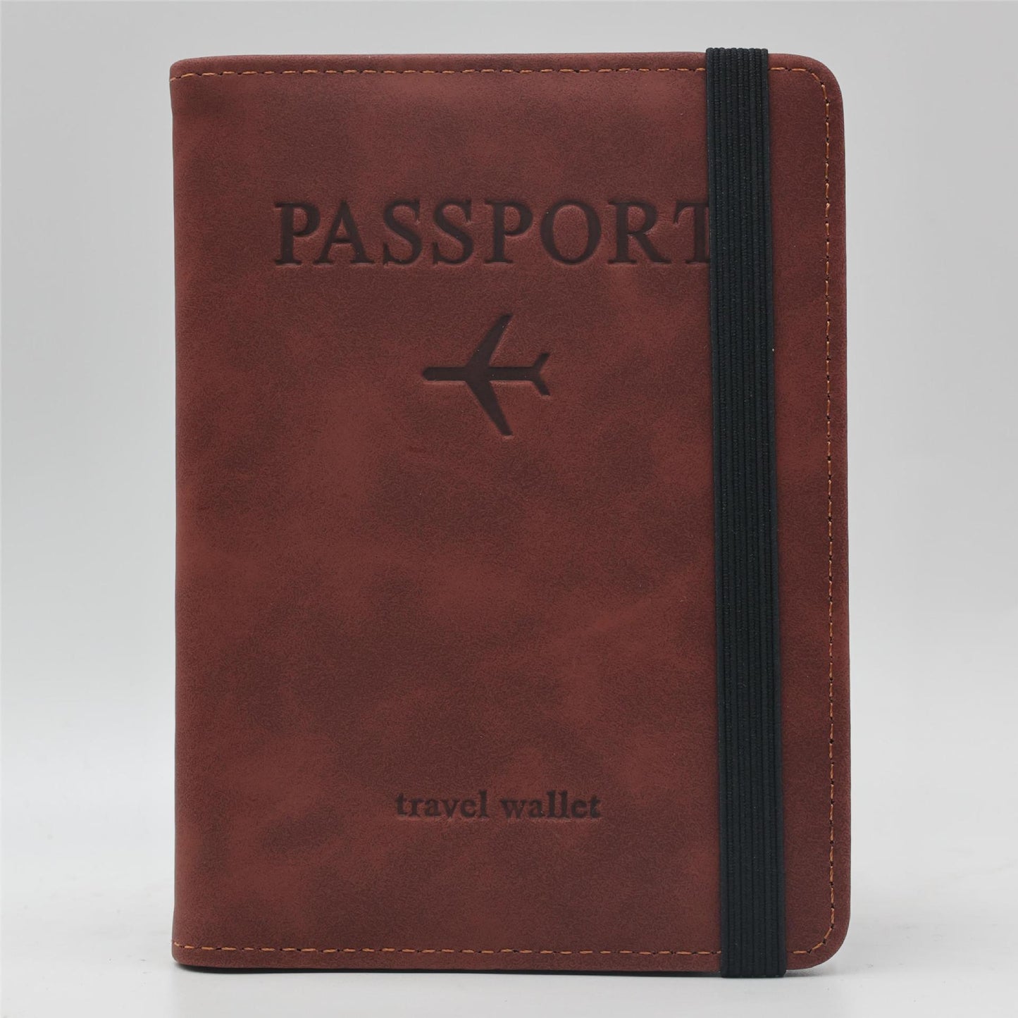 Cover Document Portable Lightweight Leather Clutch Id Package