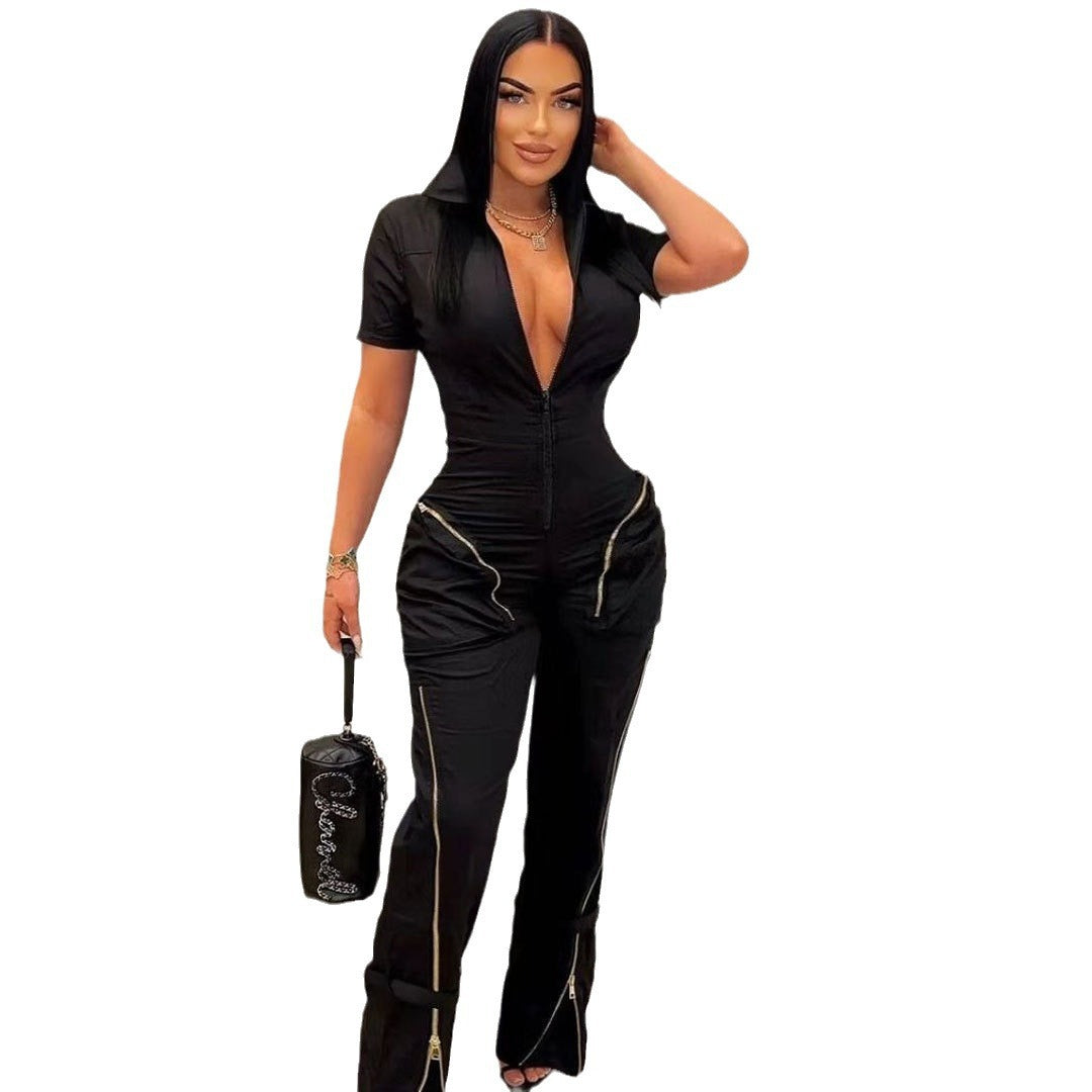 Sexy High Quality Summer Zipper With Suits