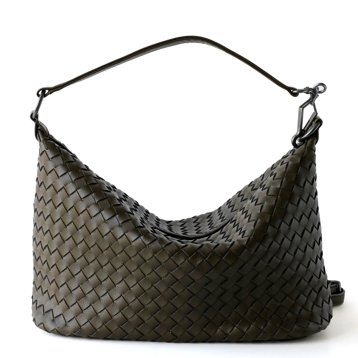 Unique Niche Cowhide Hand-woven Dumpling Hand Bags