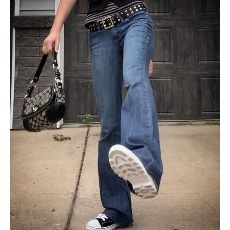 Women's Retro Simple Casual Slimming Fashionable For Jeans