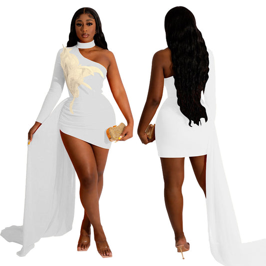 Women's Fashion Wear Sexy Waist Trimming Dress Dresses