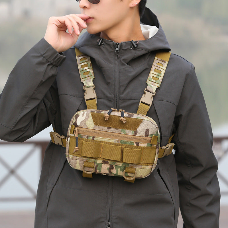 Version Vest Hanging Military Fan Mobile Sports Backpacks