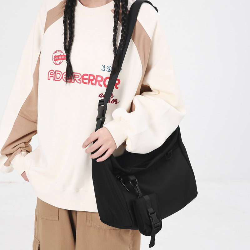 Women's & Men's & Large Capacity Commuter Single Trendy Men's Shoulder Bags