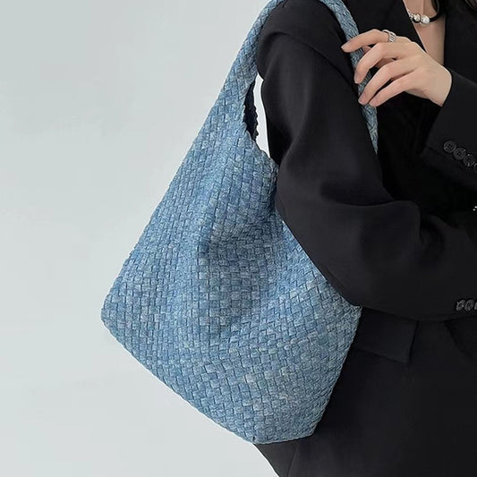 Woven Large Capacity Totes One Underarm Bags