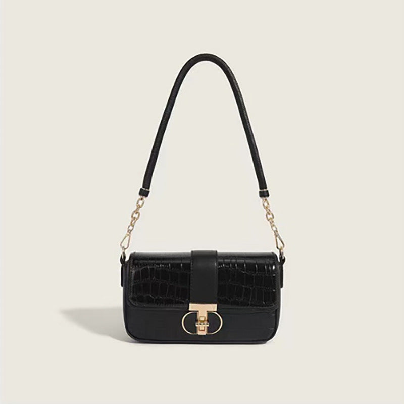 Women's French Style Oolong Underarm High Sense Crossbody Bags